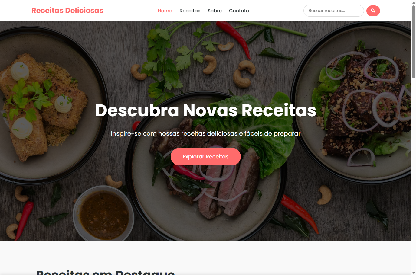 Recipes Blog - Plataforma de Receitas